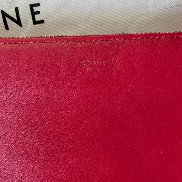 red Celine Trio with dust bag - Picture 2 of 5